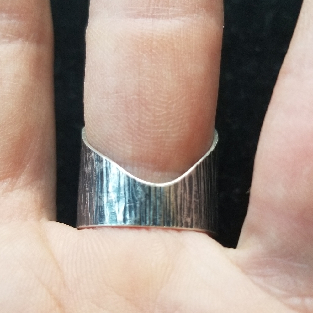 Handcrafted Silver Ring With Ruby Gemstone - image 2